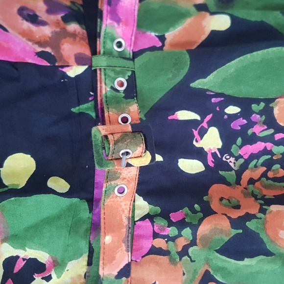 Uttam London Women’s Floral Empire Waist Dress w beaded details | EUC | Wedding - Picture 12 of 17